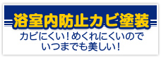 浴室内防止カビ塗装